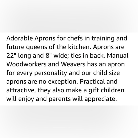 Izabella journey children collection Child apron Chief in training Hg55 - Picture 3 of 7